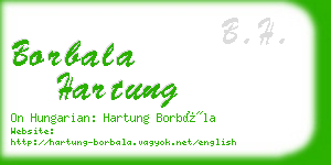 borbala hartung business card